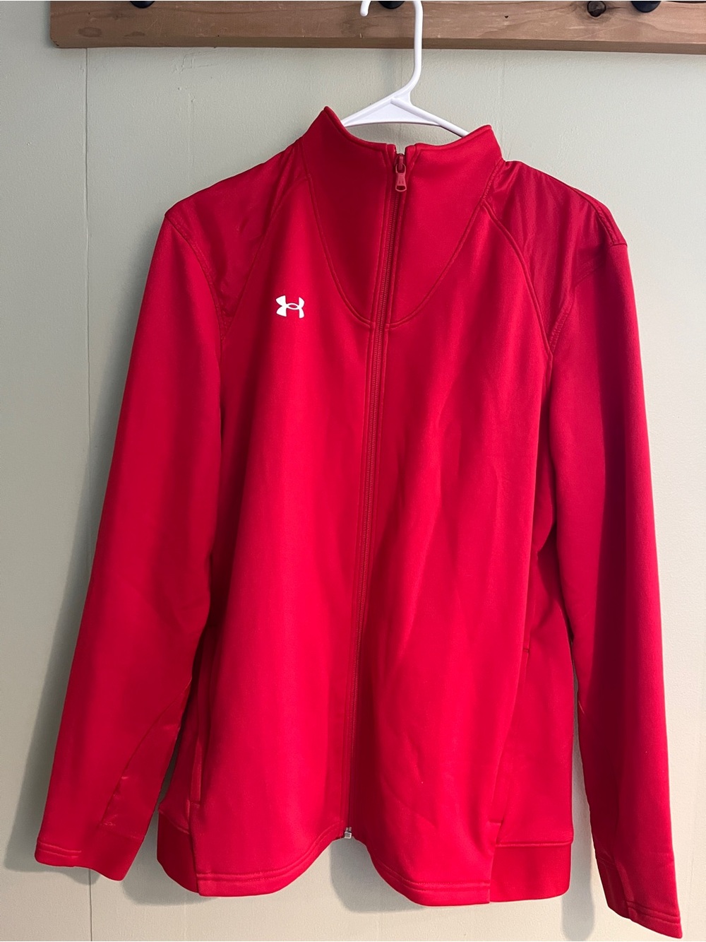 Under Armour Women’s Red Full-Zip Performance Jacket